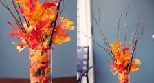 Ev Dekorasyonunda Sonbahar Yaprakları